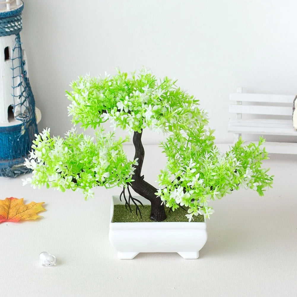 Artificial Plants Bonsai Small Tree Pot