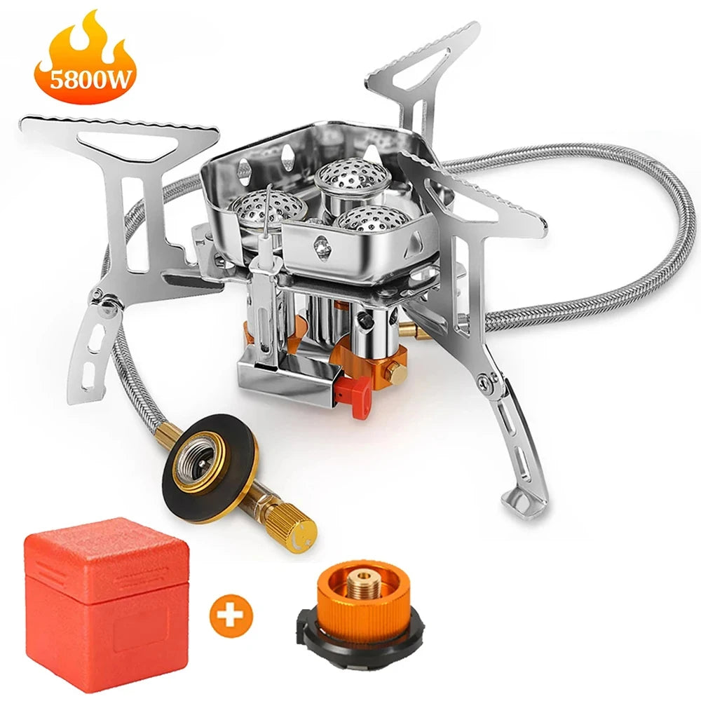Outdoor Camping  Head Stove Portable Windproof Stove Camping Picnic