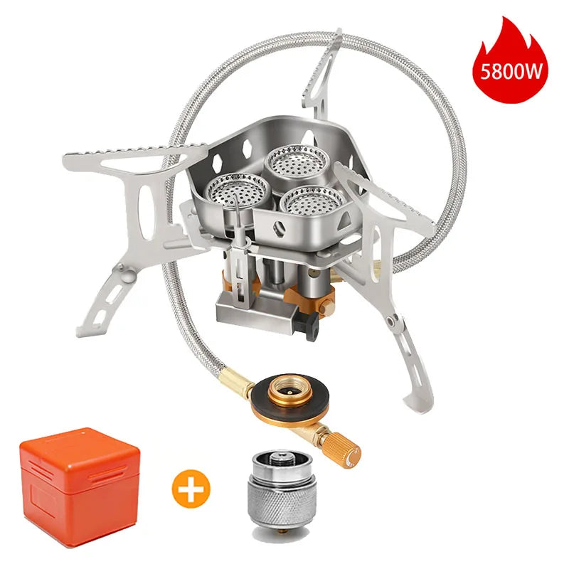 Outdoor Camping  Head Stove Portable Windproof Stove Camping Picnic
