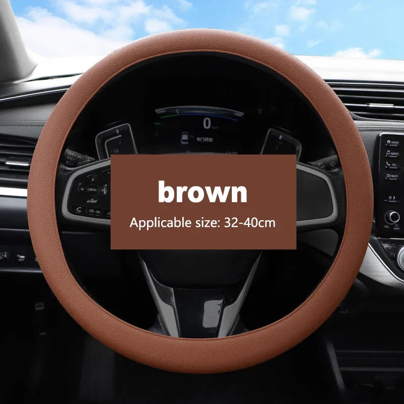 Car Silicone Steering Wheel Cover Summer Universal Elastic Glove Cover
