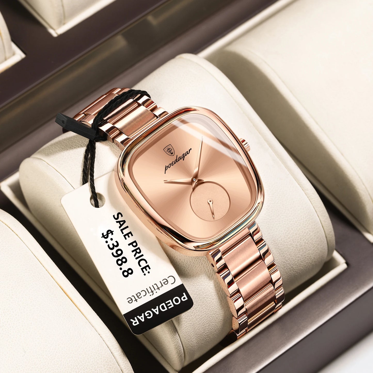 POEDAGAR Luxury Woman Watch Waterproof