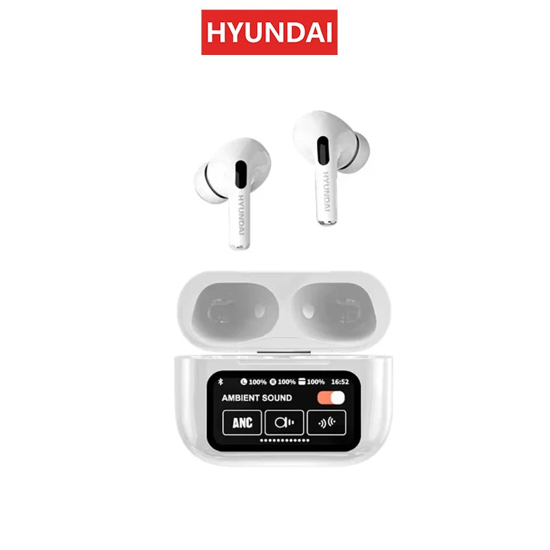 Choice HYUNDAI HY-Y11 Bluetooth Earphones LED A6 Screen Wireless Noise Reduction