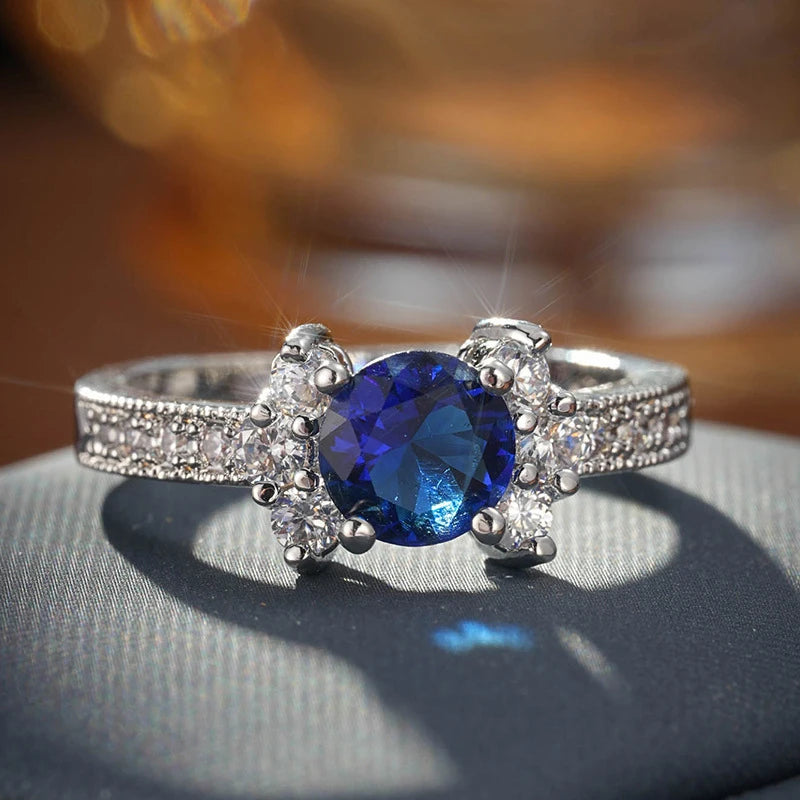925 Silver Jewelry with Zircon Gemstone