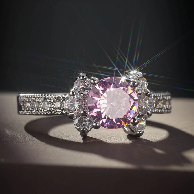 925 Silver Jewelry with Zircon Gemstone