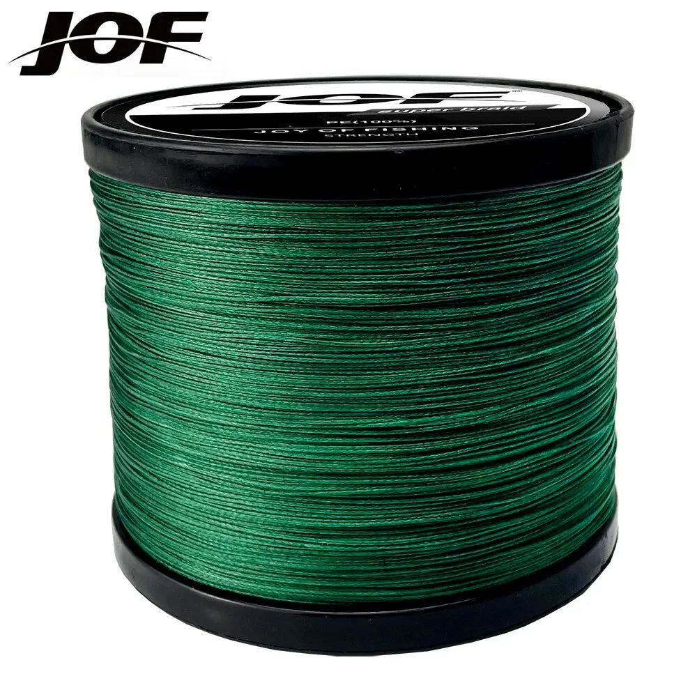 JOF 4 Strands Braided Fishing Line Multifilament 300M 500M 1000M