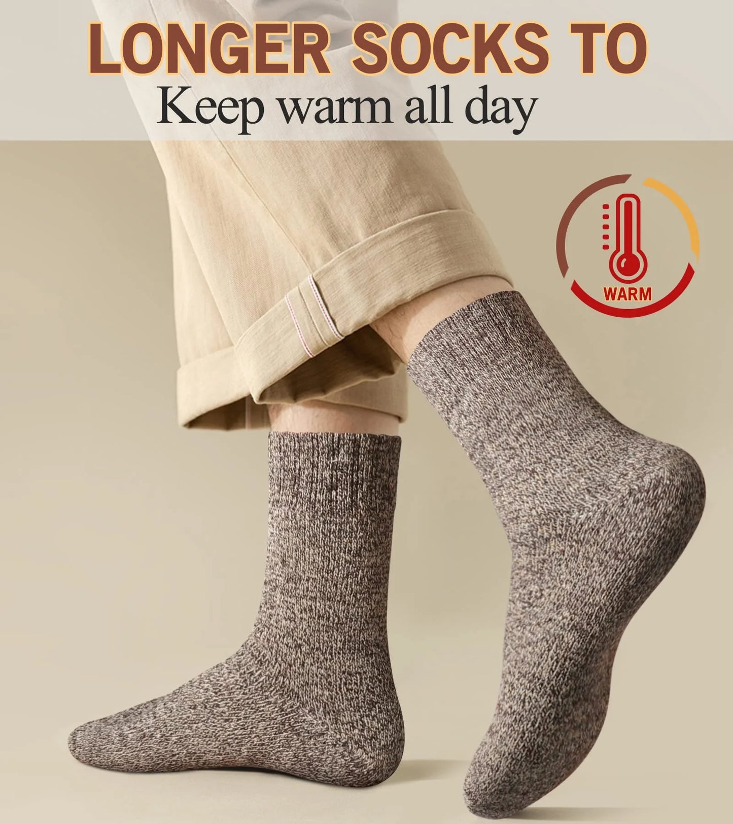 5 Pairs Winter Warm Women Socks