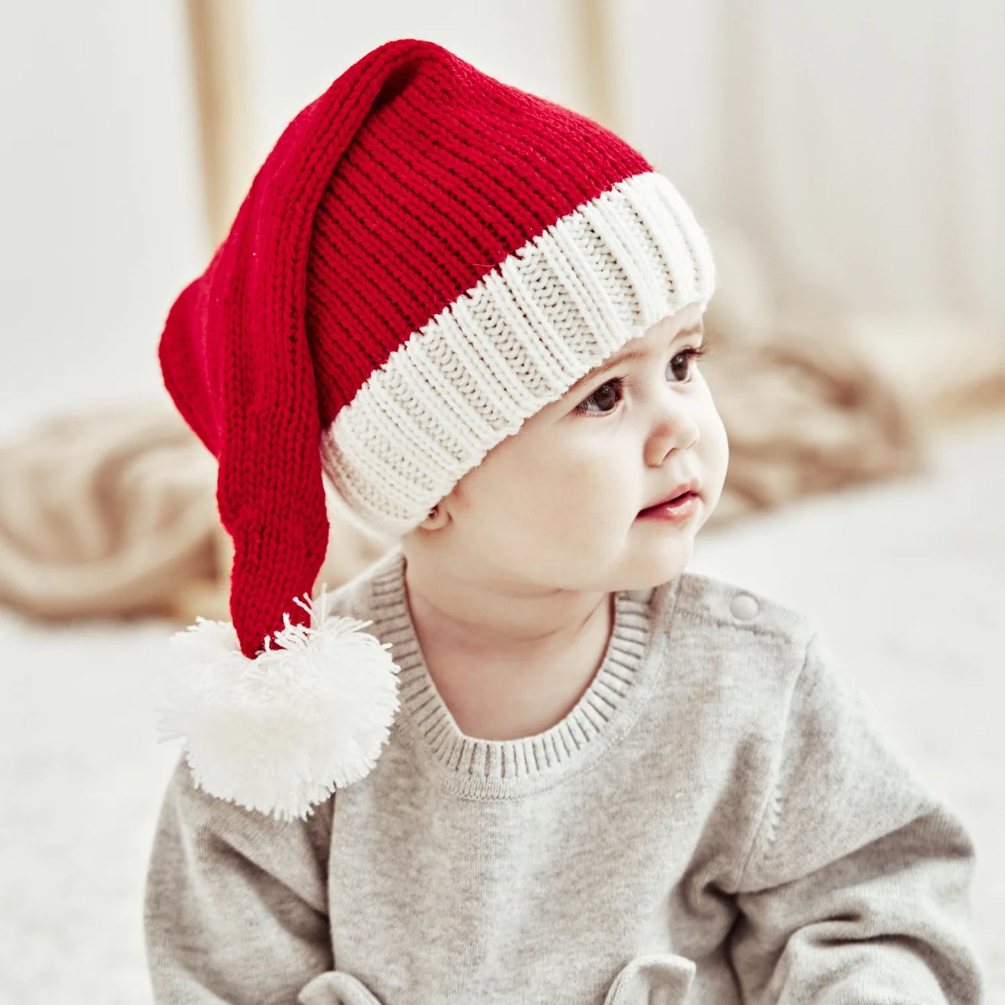 2024 Knitted Christmas Hat