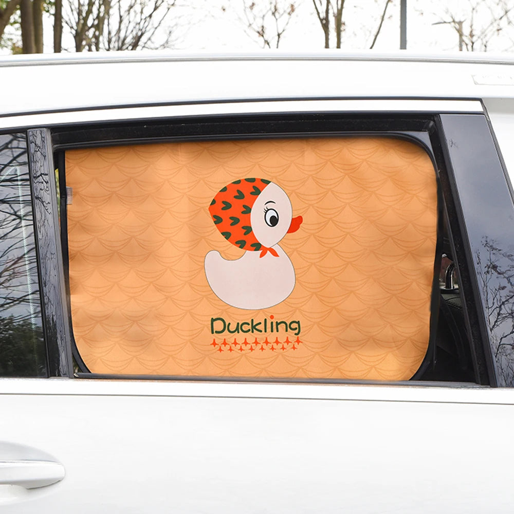 Universal Car Sun Shade Cover Magnetic UV Protection