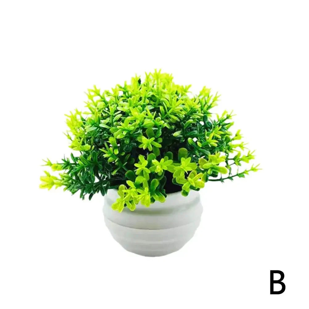 Artificial Plant Pot Ornamental Photo Props Plastic Desktop