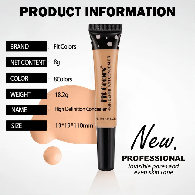 Fit Colors 8 size Concealer with a Flexible Concealer Moisturizing Liquid Foundation