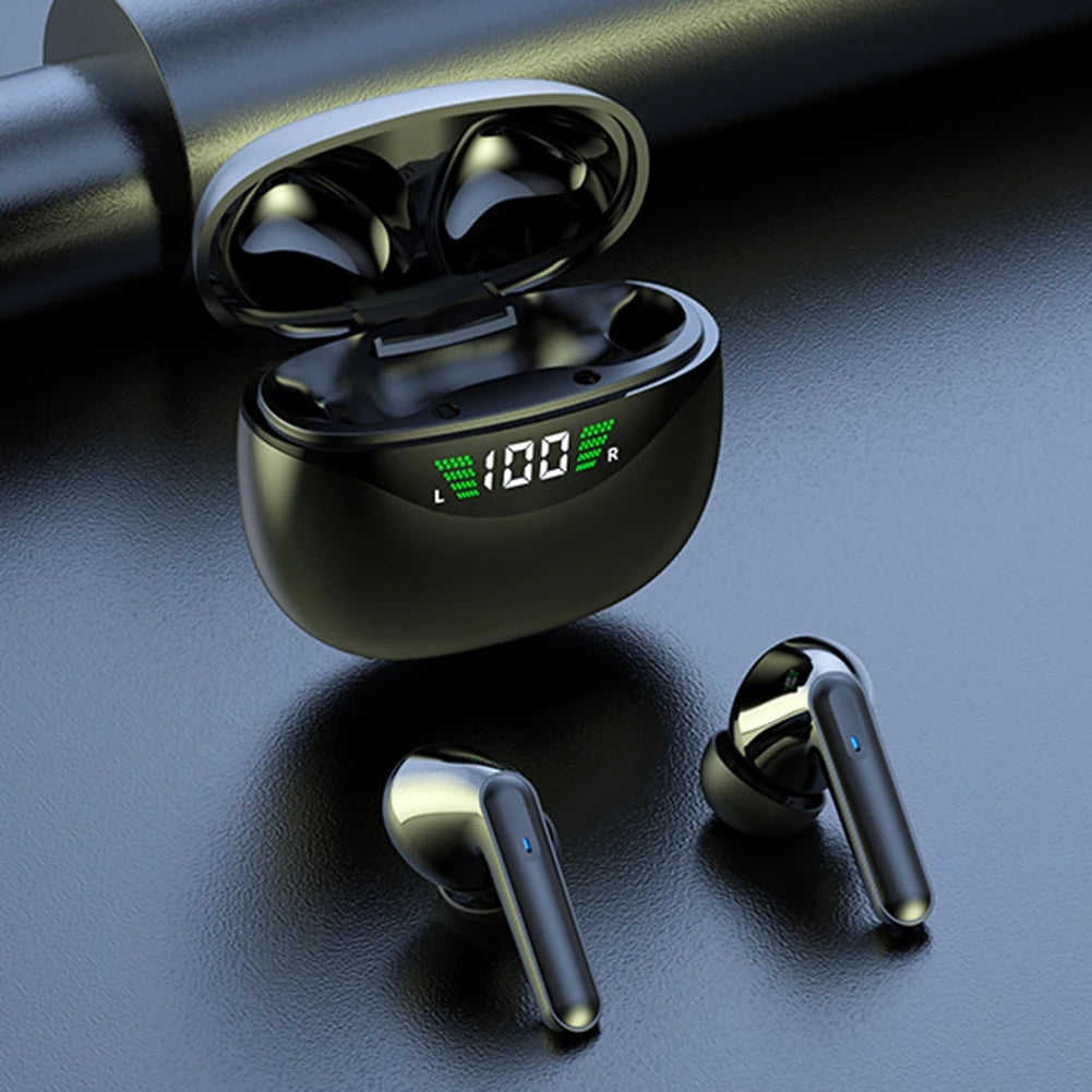 TWS Earphones LED Digital Display Wireless Headphones Touch Control