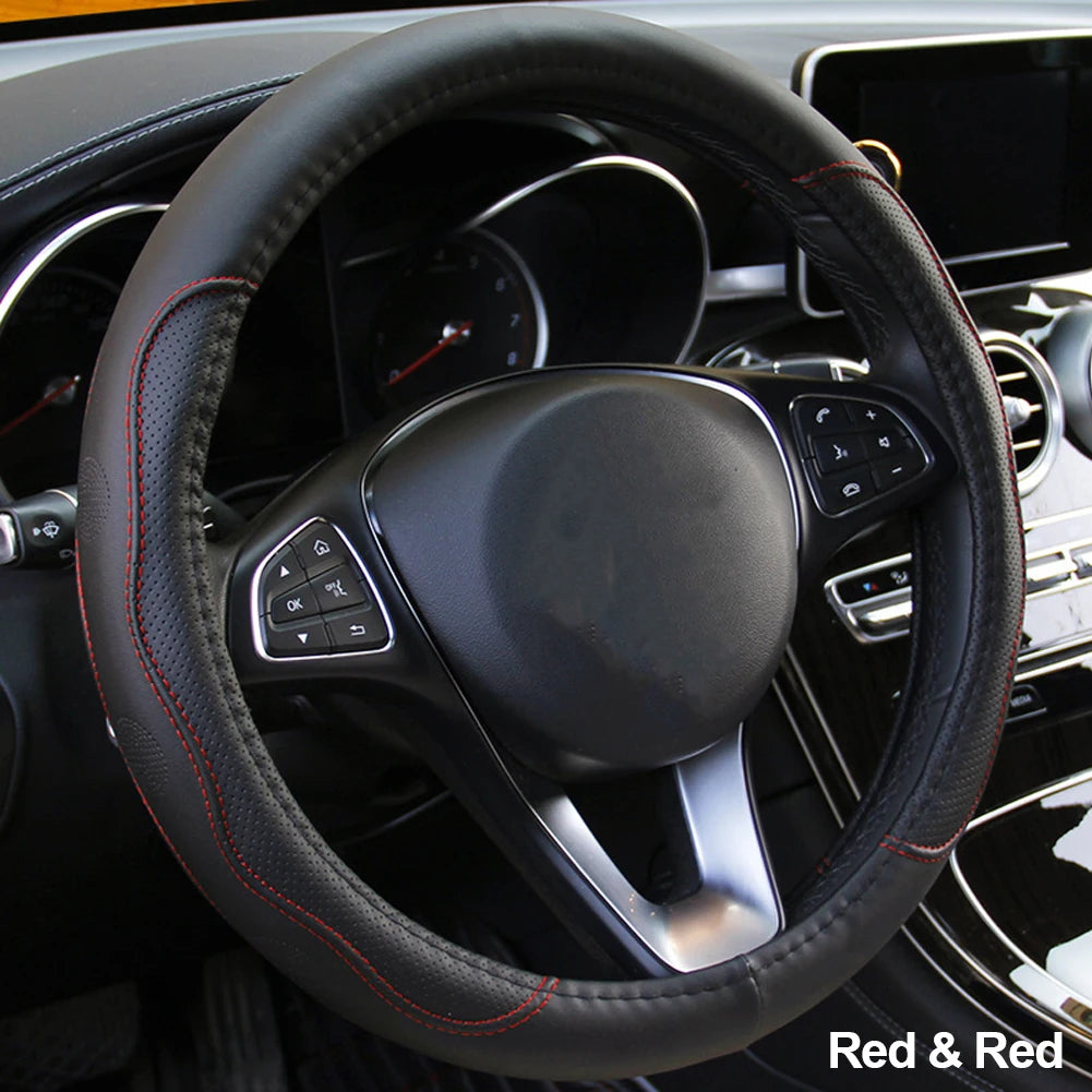 10 Colors Car Steering Wheel Cover Universal Volant Braid on the Steering-wheel