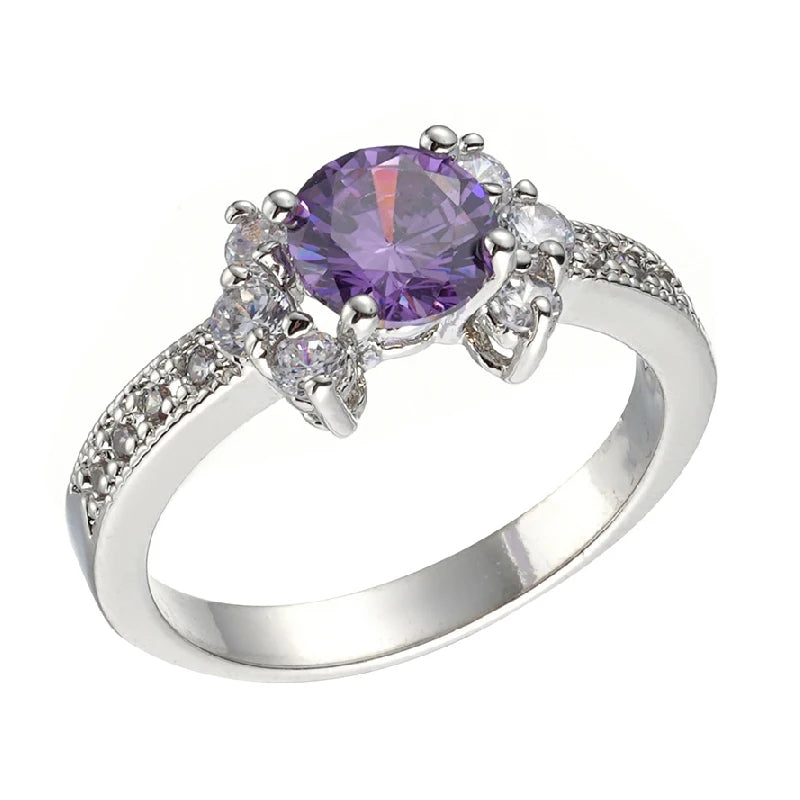 925 Silver Jewelry with Zircon Gemstone