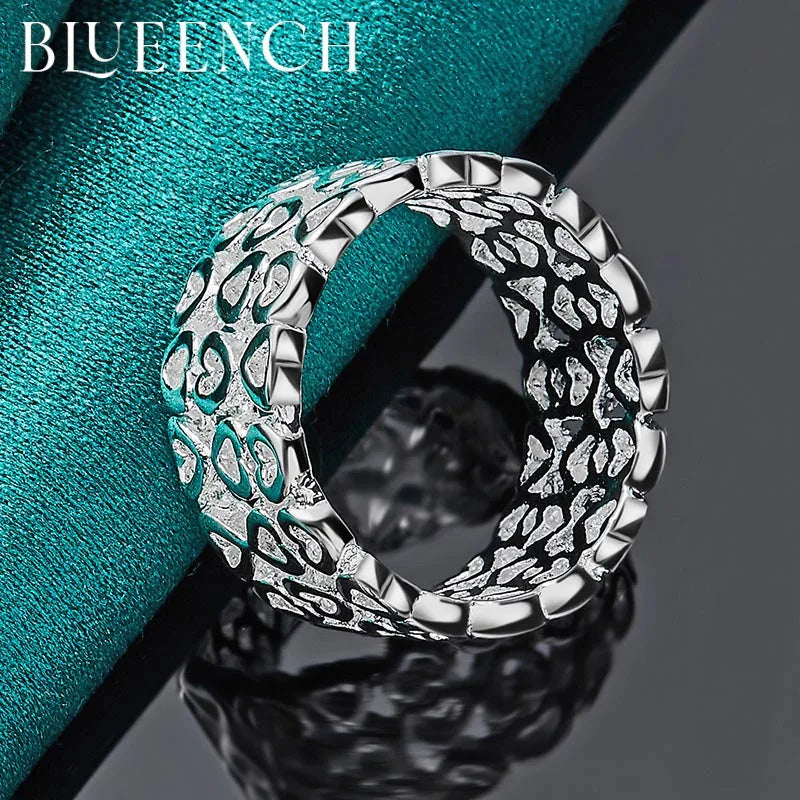Blueench 925 Sterling Silver Love Rings