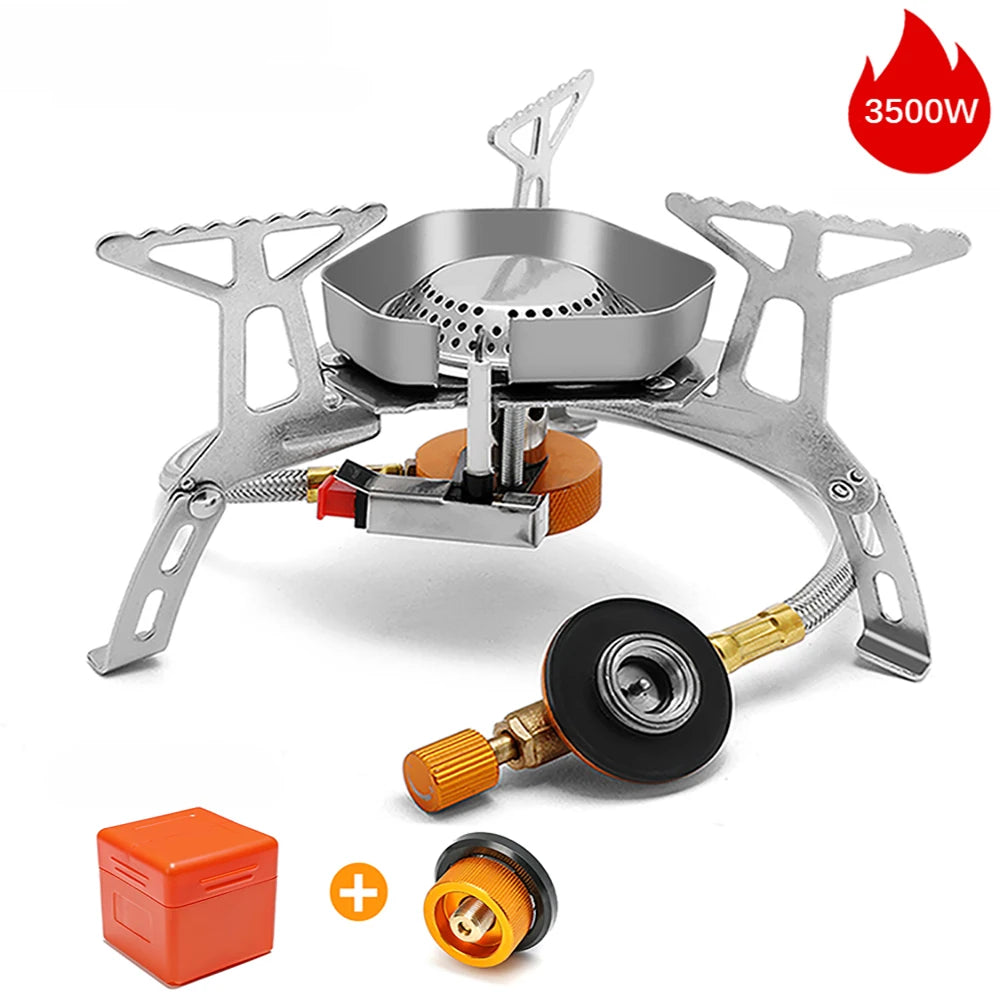 Outdoor Camping  Head Stove Portable Windproof Stove Camping Picnic