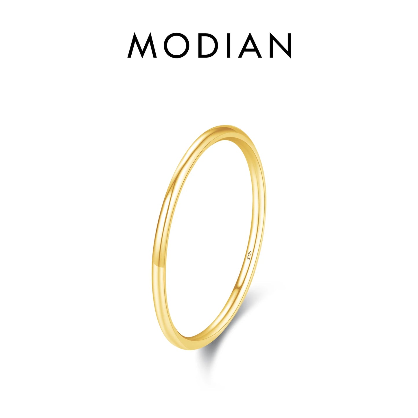 925 Sterling Silver Simple Fashion Stackable Ring Classic Wave Geometric Exquisite Finger Rings