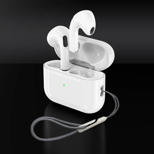 Wireless Bluetooth 5.3 Sports Earbuds with Charging Case, Touch Control, Lanyard, for Music & Outdoor Activities