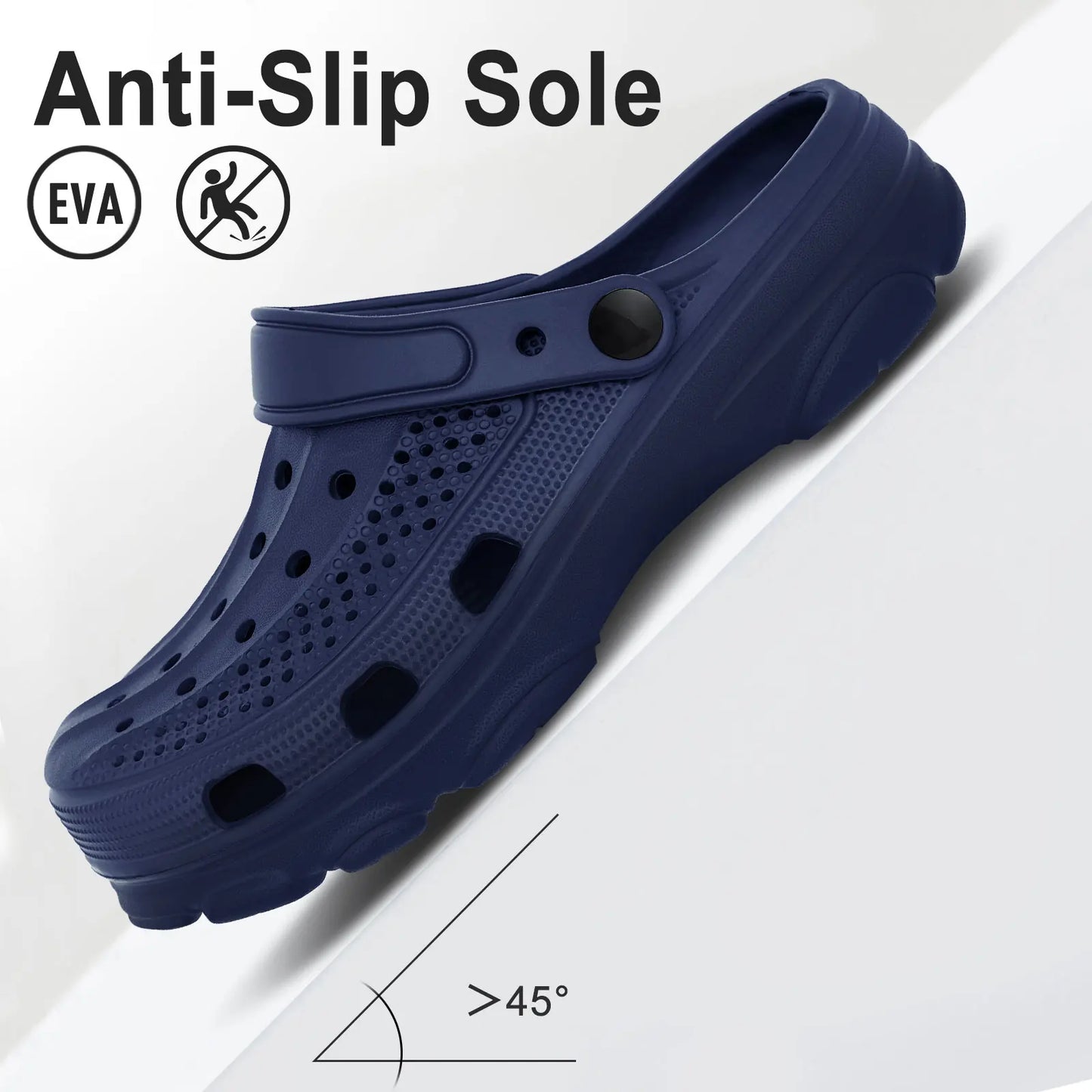 Men Slippers Outdoor Garden Clogs Shoes