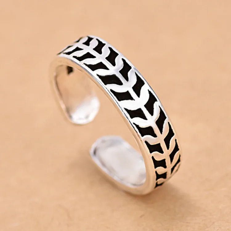 Hot 925 Sterling Silver Ring AAA Zircon Adjustable Simplicity Fashion Exquisite Women Jewelry