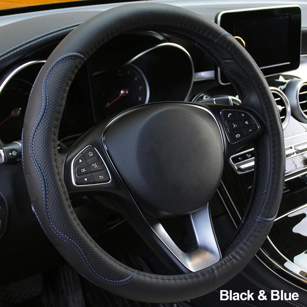10 Colors Car Steering Wheel Cover Universal Volant Braid on the Steering-wheel