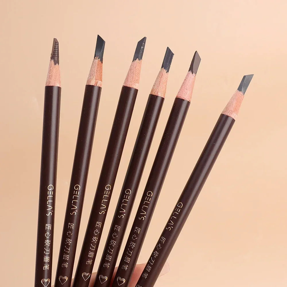 Microblading Eyebrow Pencil Outline Shadow Eyeliner Waterproof