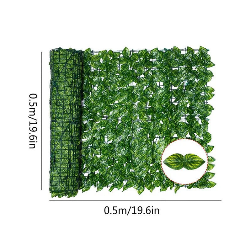 Artificial Leaf Privacy Fence Roll Wall Landscaping Fence Privacy Fence