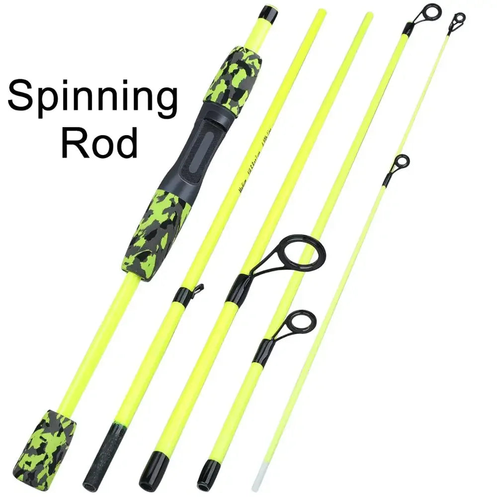 Sougayilang New 5 Section Portable Travel Fishing Rod Ultralight Weight