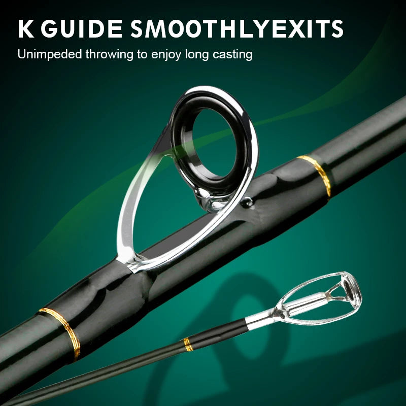 Travel Rod Spinning Casting Carbon Fishing Rod 1.8m/2.1m/2.4m Portable Fishing Rod Good Quality Fishing Tackle
