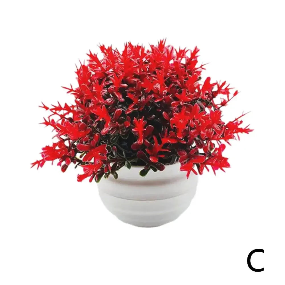 Artificial Plant Pot Ornamental Photo Props Plastic Desktop