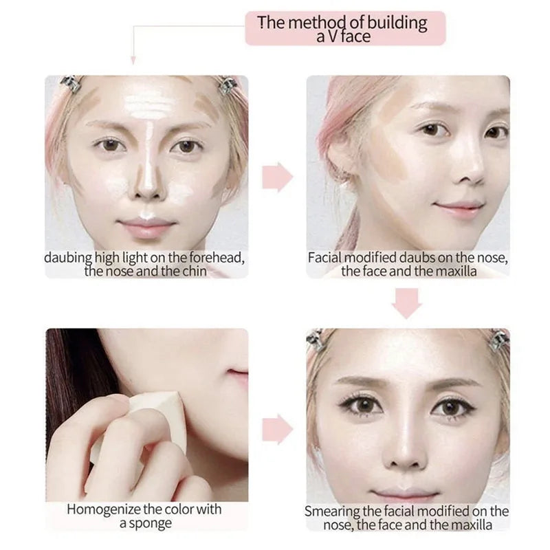 Double Head Contour  Face Foundation Concealer Pen