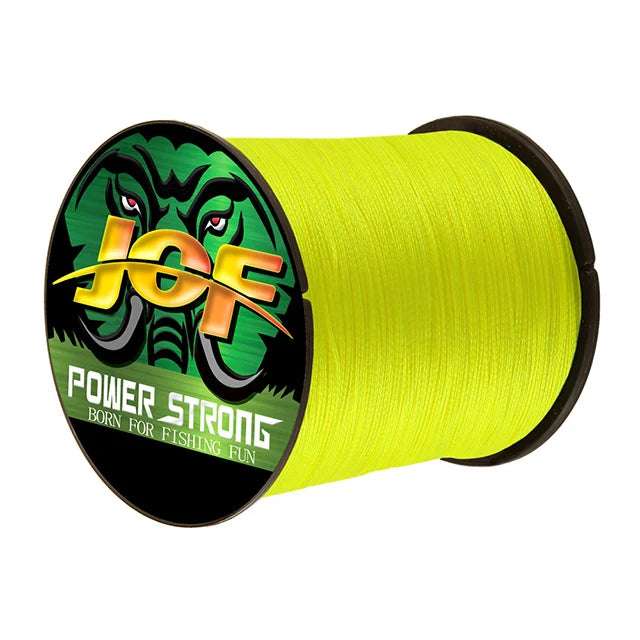 JOF 4 Strands Fishing Line 300/100M Braided PE Fishing Strong Fishing Line Multifilament Durable Fishing Line