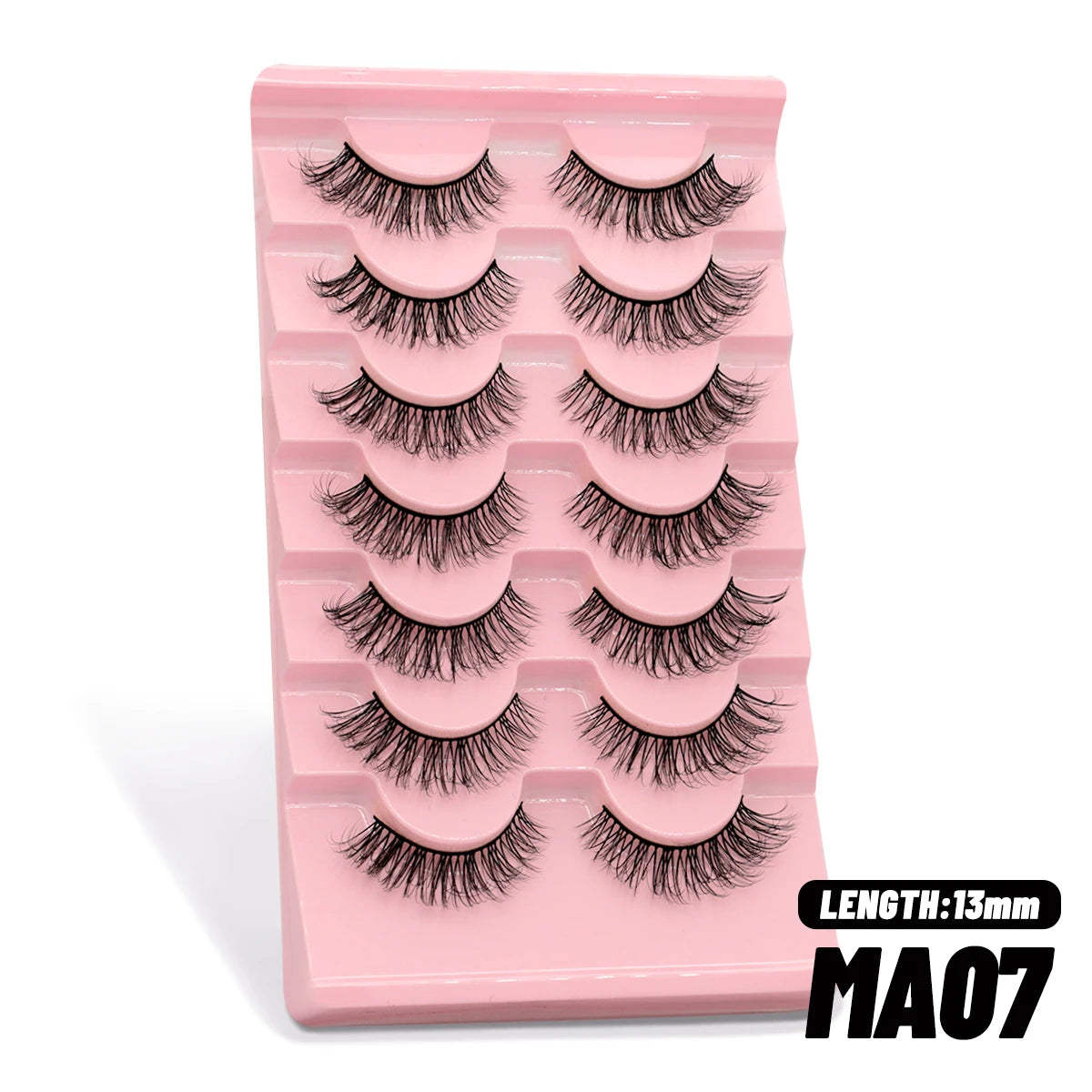 5/10/20 pairs Fluffy Mink Lashes 3D False Eyelashes, D Curl Fake Eyelashes  Makeup