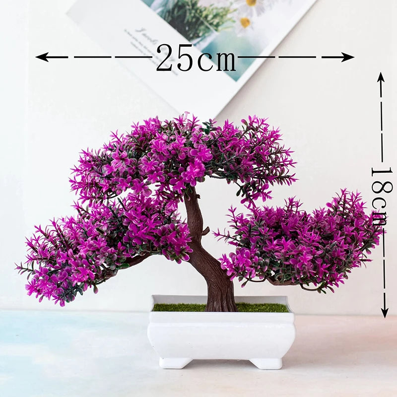 Artificial Plants Bonsai Small Tree Pot