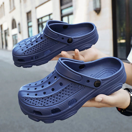 Men Slippers Outdoor Garden Clogs Shoes