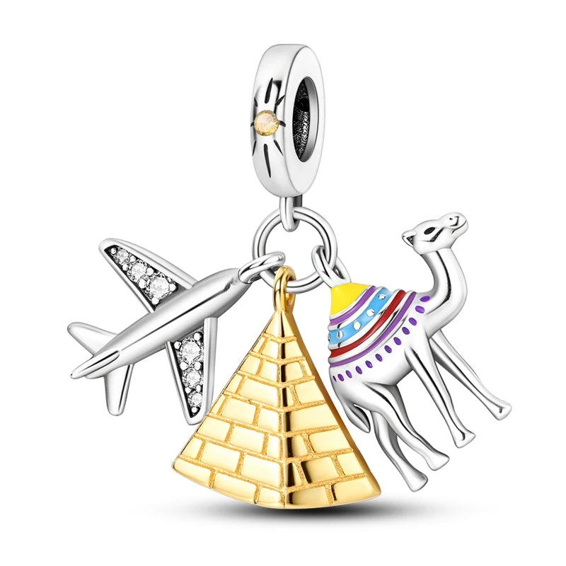 New 925 Sterling Silver Halloween Charm Beads Fit Original Brand Bracelet