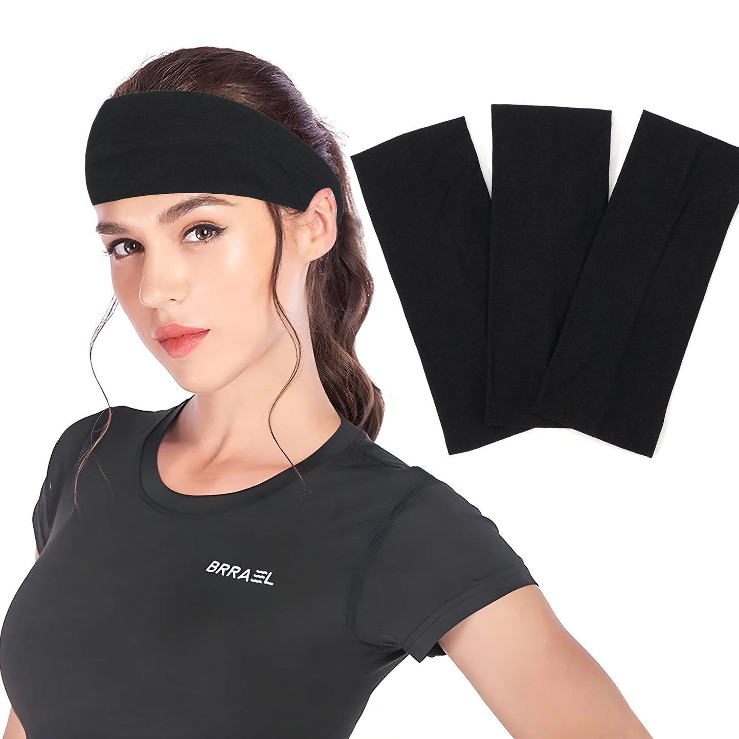 Hair Band Fashion, Elastic Headbands, Cotton Twisted Cross Head Wrap