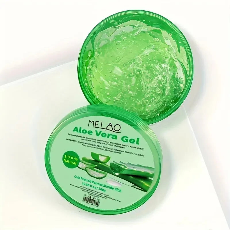 Natural Organic Aloe Vera Gel, Aloe Vera Extract Skin Lightening Moisturizing Soothing