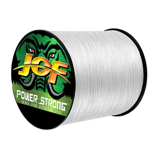 JOF 4 Strands Fishing Line 300/100M Braided PE Fishing Strong Fishing Line Multifilament Durable Fishing Line