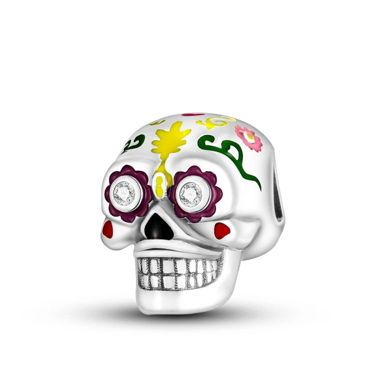 New 925 Sterling Silver Halloween Charm Beads Fit Original Brand Bracelet