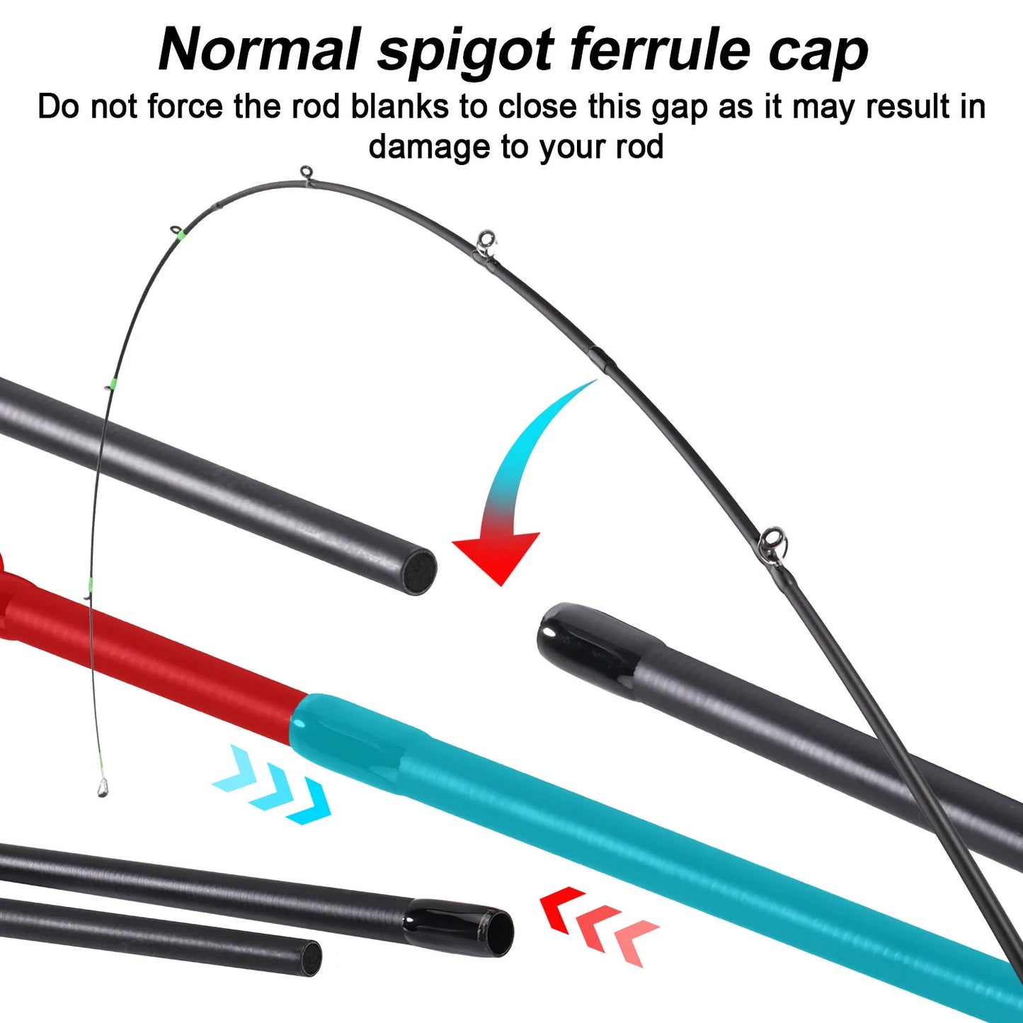 Casting Spinning Fishing Rod 1.8-2.1m UltraLight Carbon Fiber Rod 4 Section