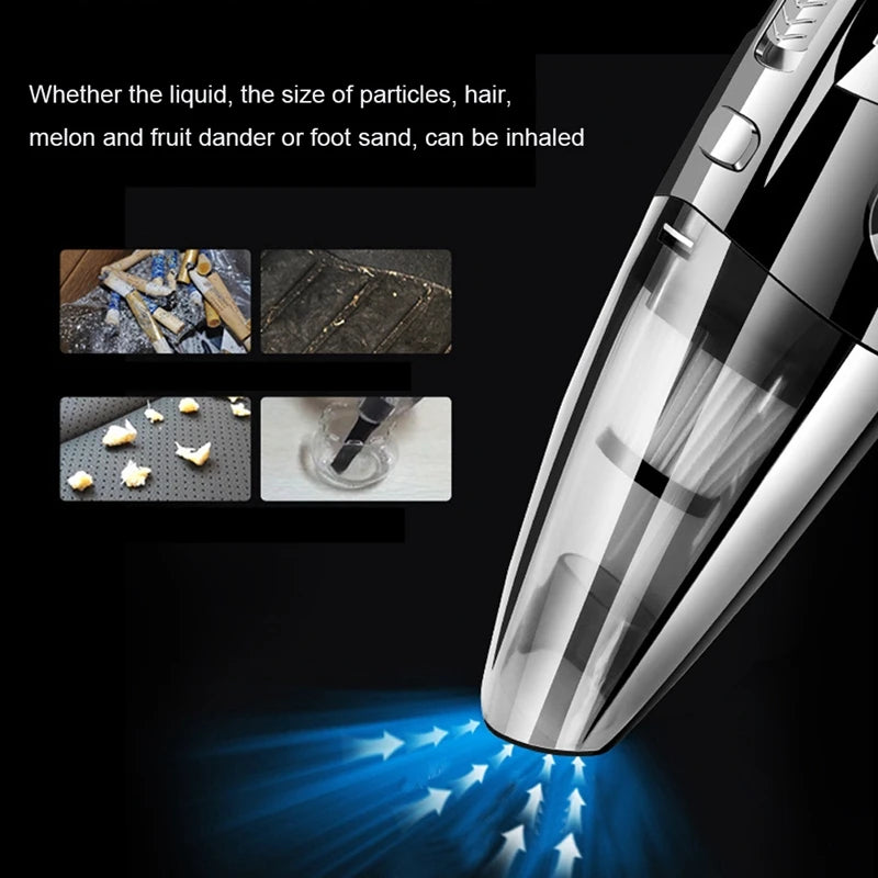 Wireless Handheld Vacuum Cleaner 120W Portable Cordless Cleaner