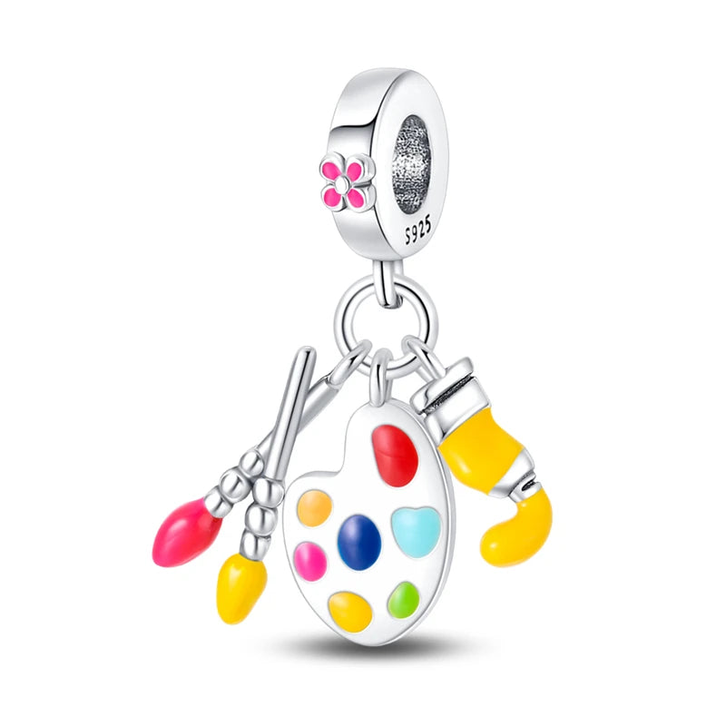 New 925 Sterling Silver Halloween Charm Beads Fit Original Brand Bracelet
