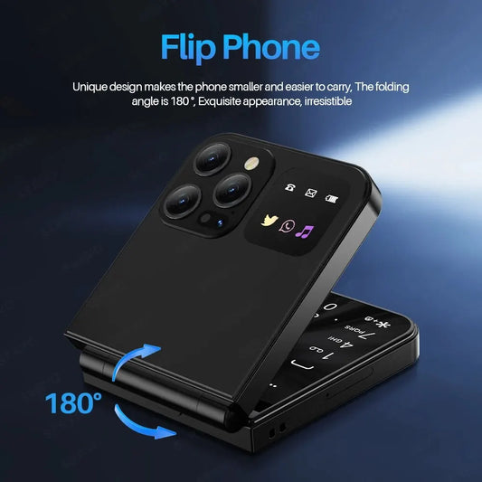 SERVO A50 PRO Foldable Mobile Phone Auto FM Radio Call Record