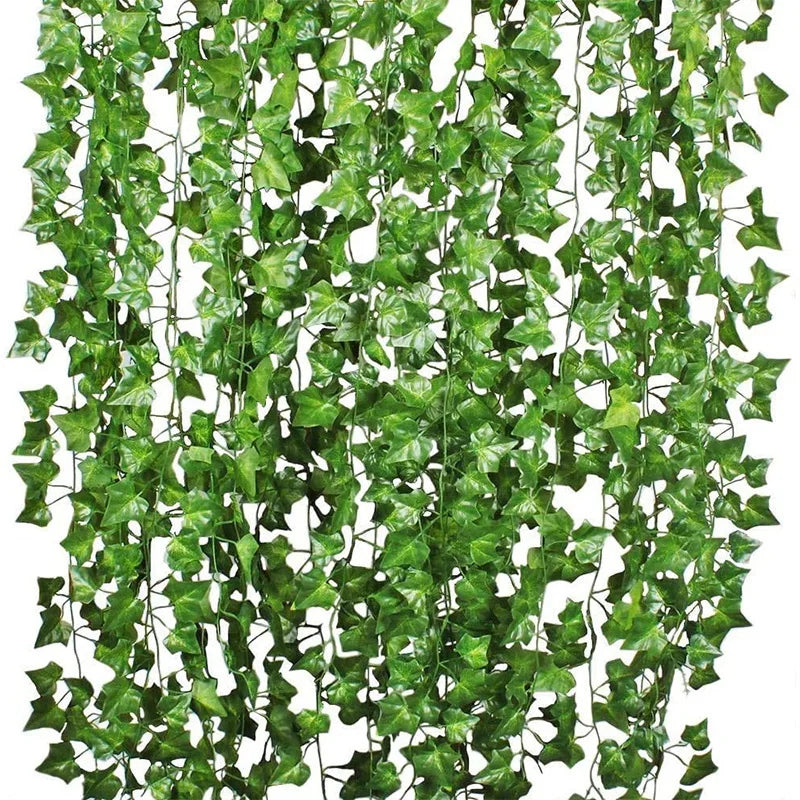 6pcs Artificial Ivy Garland Palnts 2.2m Fake Vine UV Resistant