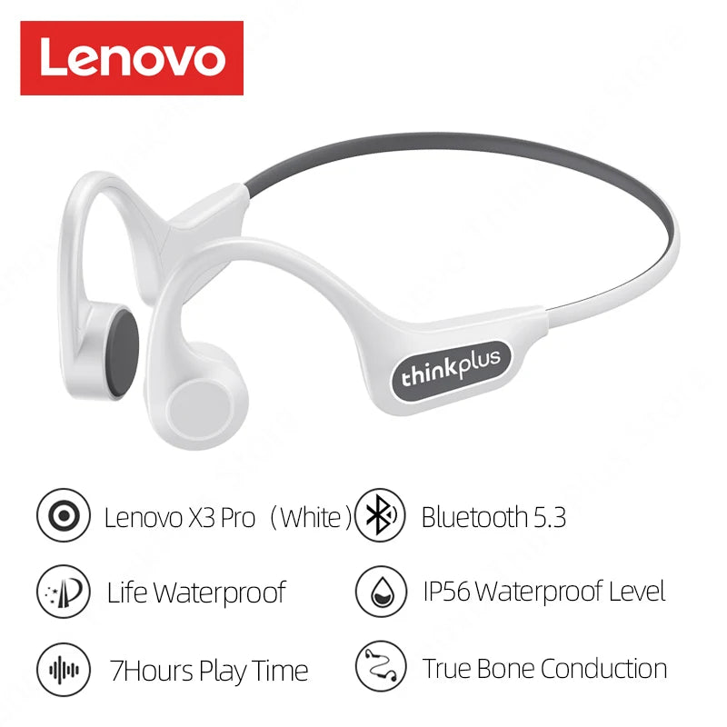 Lenovo Bone Conduction Earphones X3 Pro Bluetooth Hifi Ear-hook