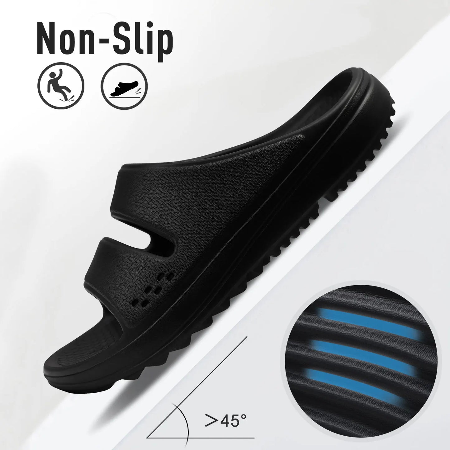 Women Summer Beach Flip Flops With Arch Support Soft Cloud Slippers