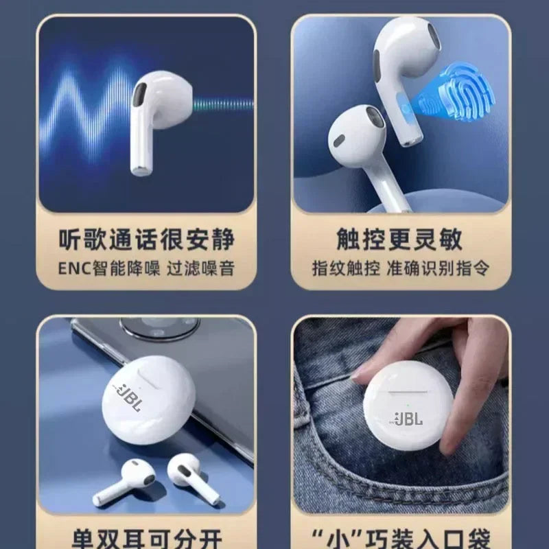 Air Pro 6 Earphone TWS 9D HIFI Headset Bluetooth Music Earbuds For IPhone IOS Android