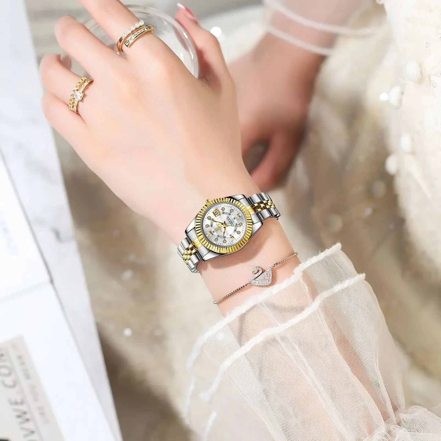 POEDAGAR Luxury Elegant Watch Woman