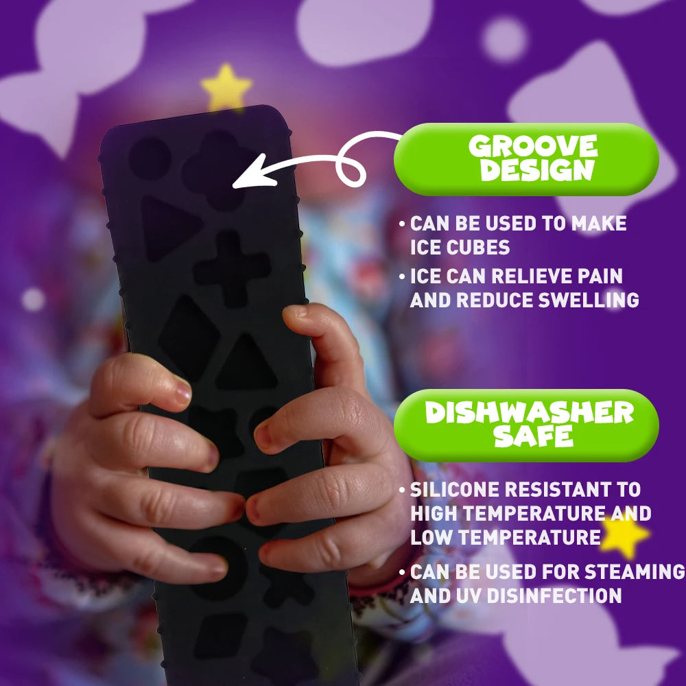 1PC Silicone Baby Toys TV Remote Control Shape Teether