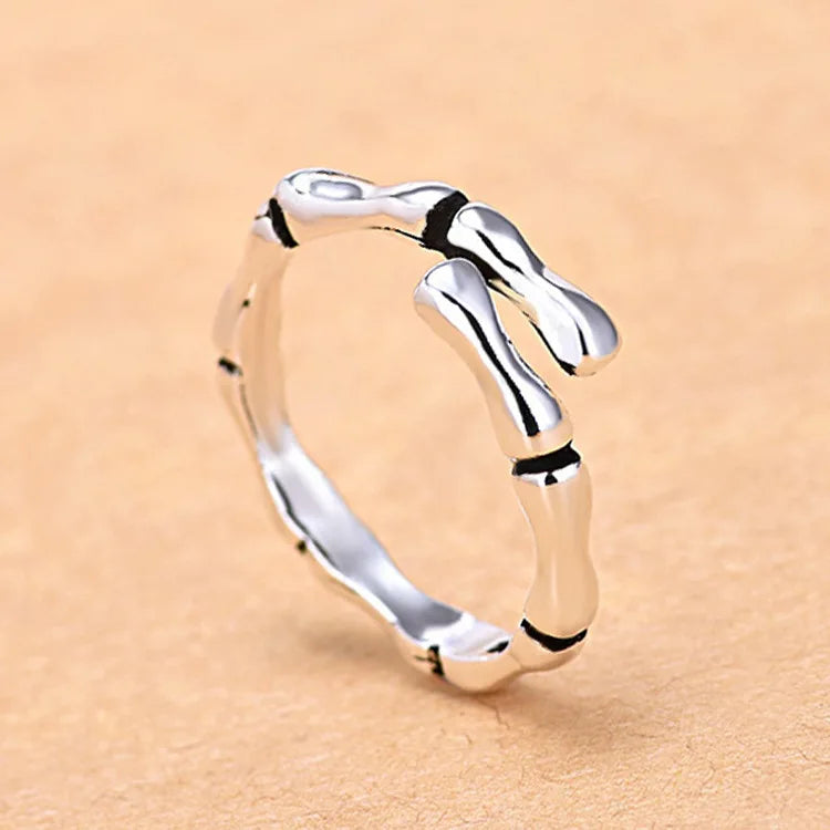 Hot 925 Sterling Silver Ring AAA Zircon Adjustable Simplicity Fashion Exquisite Women Jewelry